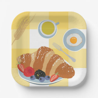 Frühstücksplatte Papierplatte Pappteller