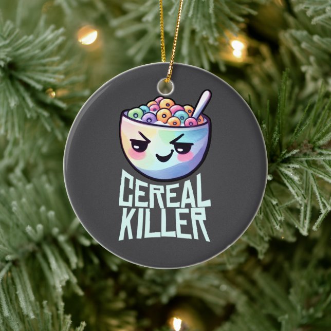 Frühstückspuk Cereal Killer Keramik Ornament (Baum)