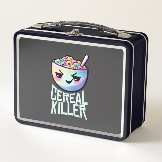 Frühstückspuk Cereal Killer Metall Brotdose (Vorderseite)