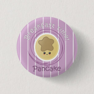Frühstückszeit - Pfannkuchen Button