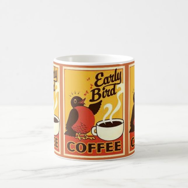 FRÜHVOGEL, LUSTIGE KAFFEETASSE (Mittel)