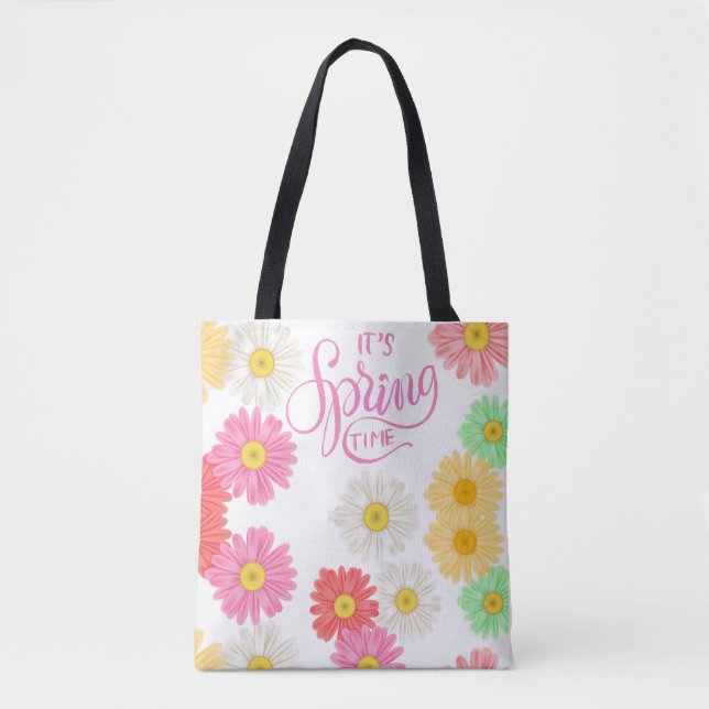FRÜHZEIT LEINWAND TOTE BAG TASCHE (Vorderseite)