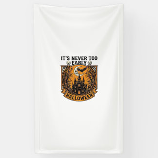 Frühzeitig Halloween Spukhaus Mond Fledermaus_1 Banner