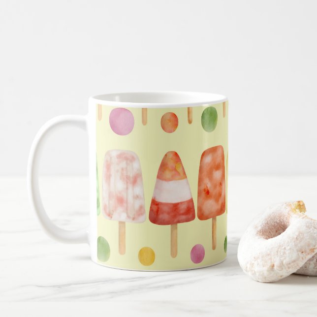 Fruir Popcicles Kaffeetasse (Mit Donut)