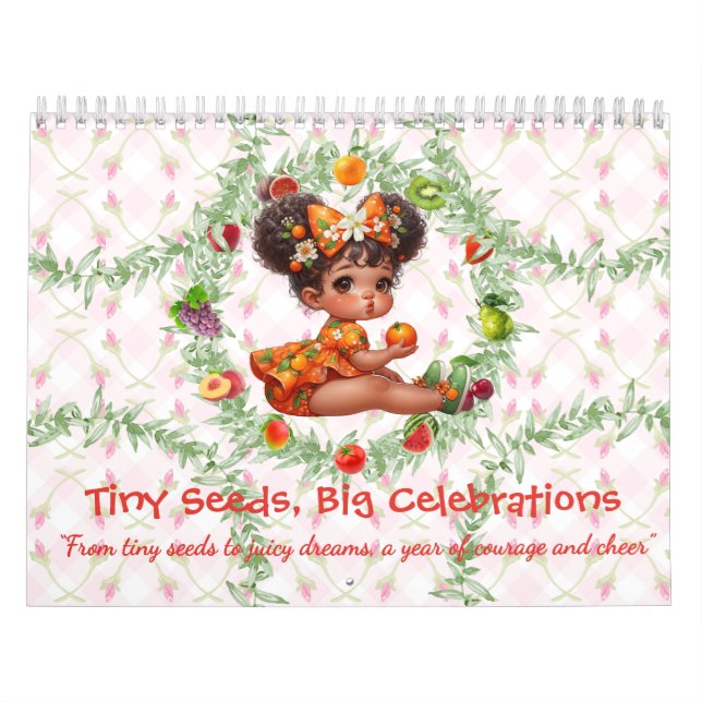 Fruit Baby Whimsical Girls in Fruit Dress Calendar Kalender (Titelbild)