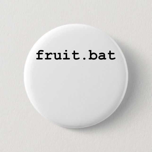 Fruit.bat Button (Vorderseite)