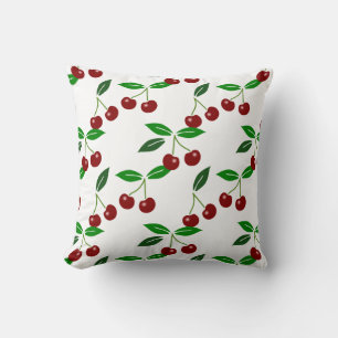 Fruit cerise classique et Coussin feuille 1