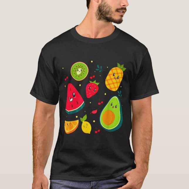 Fruit Costume Sweet Tea Fruit Salad Men Women Coup T-Shirt (Vorderseite)