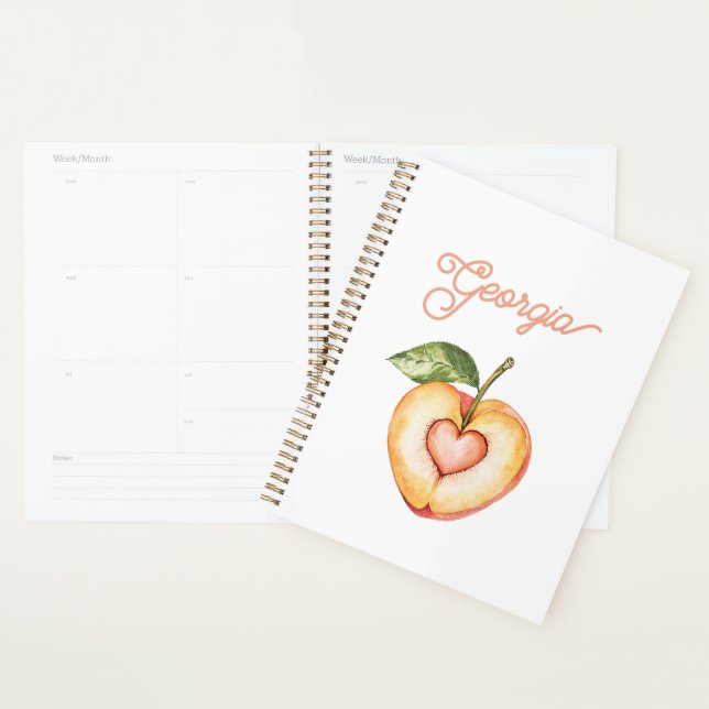 Fruit de coeur de pêche de Géorgie (Devant avec enveloppe)