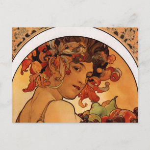 "Fruit" de la carte postale Alphonse Mucha