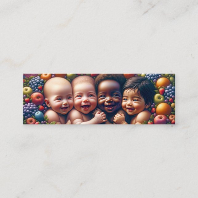 Fruit de la matrice - Psaume 127:3 KJV Cartes Mini (Devant)