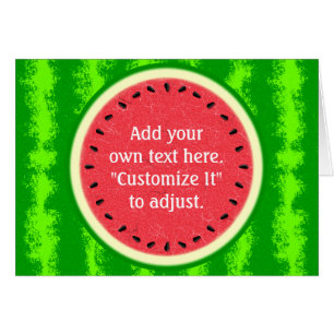 Fruit d'été de la tranche de pastèque Personnalisé