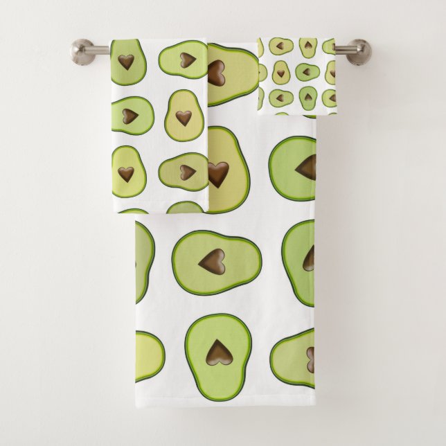 Fruit Fun Amusant à motif de cœur d'avocat sain (En situation)