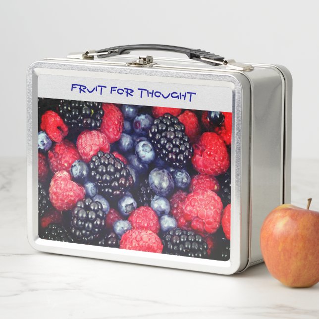 Fruit Lover Metall Brotdose (Beispiel)