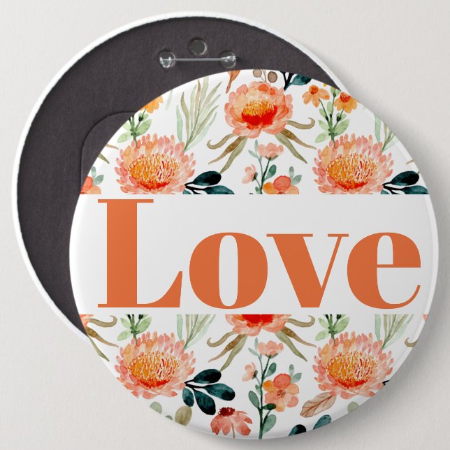 Fruit of the Spirit Button - Love (Vorne & Hinten)