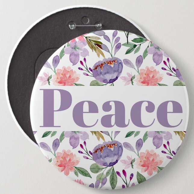 Fruit of the Spirit Button - Peace (Vorne & Hinten)