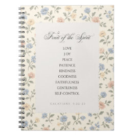 Fruit of the Spirit Galatians 5:22–23 Bible Verse  Notizblock
