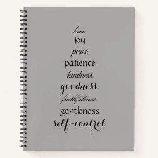 Fruit of the Spirit notebook Notizbuch