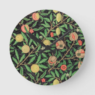 Fruit pattern (1862) By William Morris Runde Wanduhr