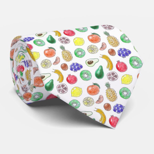 Fruit pattern krawatte (Gerollt)