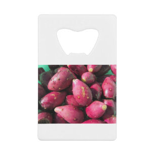 Fruit rouge lumineux de figuier de barbarie