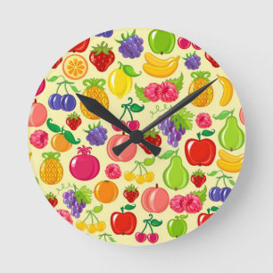 Fruit Runde Wanduhr