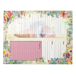 Fruit Salad 7 Day Meal Planner Notizblock