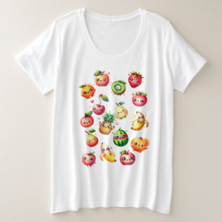 Fruit Salad Große Größe T-Shirt