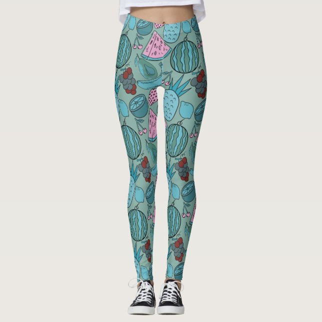 Fruit seamless pattern | Fruit surface pattern 20 Leggings (Vorderseite)