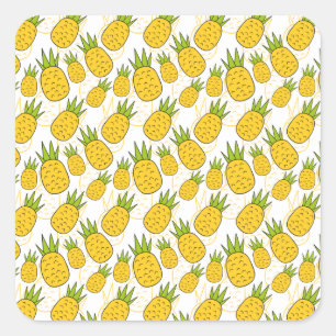 Fruit seamless pattern   Fruit surface pattern 41 Quadratischer Aufkleber