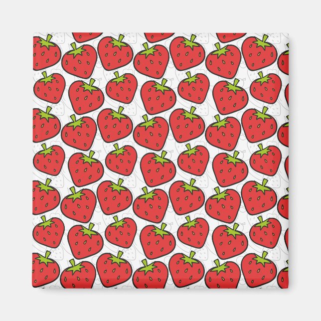 Fruit seamless pattern | Fruit surface pattern 60 Magnet (Vorne)