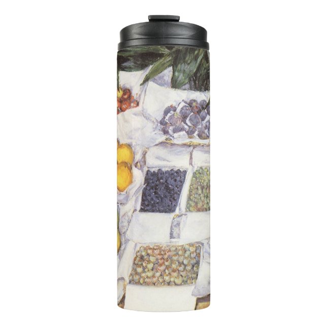 Fruit Stand by Gustave Caillebotte, Vintage Art Thermosbecher (Vorderseite)