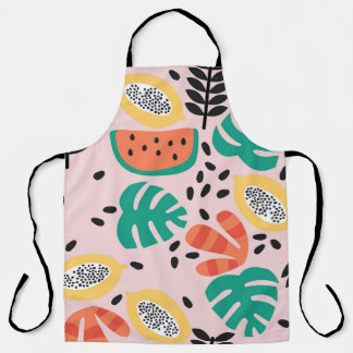 Fruit Stilvoll: Vintages Muster. Schürze
