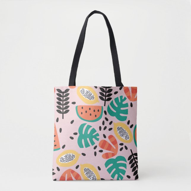 Fruit Stilvoll: Vintages Muster. Tasche (Vorderseite)
