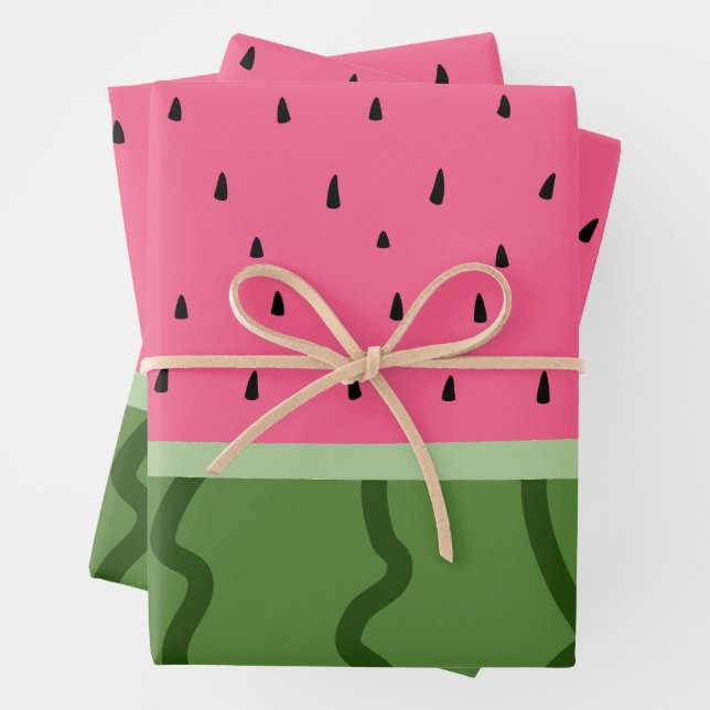 Fruit Watermelon Geschenkpapier Set (Beispiel)