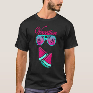 Fruit Watermelon Slice Sonnenbrille Melon Summer V T-Shirt