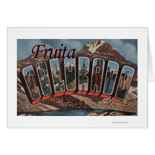 Fruita, Colorado - große Buchstabe-Szenen