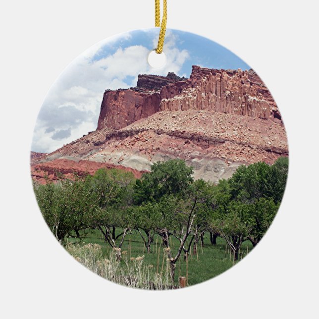 Fruita, Hauptstadts-Riff-Nationalpark, Utah, USA 5 Keramikornament (Vorne)