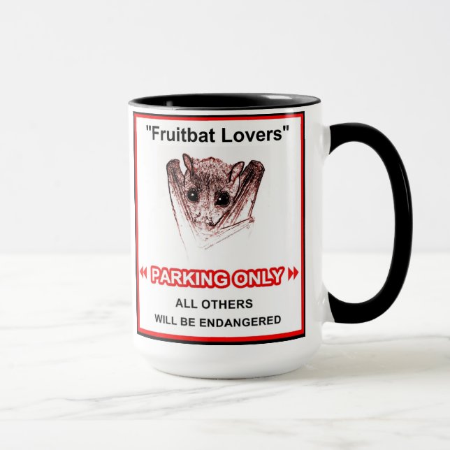 Fruitbat Liebhaber-Tasse Tasse (Rechts)