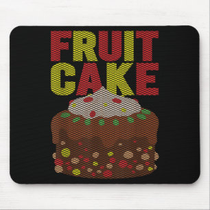 Fruitcake Funny Ugly Christmas Mousepad