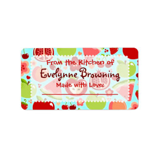 Fruités Cutie Cuisson Personnalisée / Étiquettes J