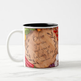 Fruitful Inspiration Motivierend Quotes Zweifarbige Tasse