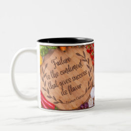 Fruitful Inspiration Motivierend Zitate Zwei-Tone Zweifarbige Tasse