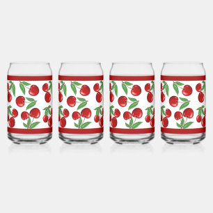 Fruits de cerises rouges partout sur Motif