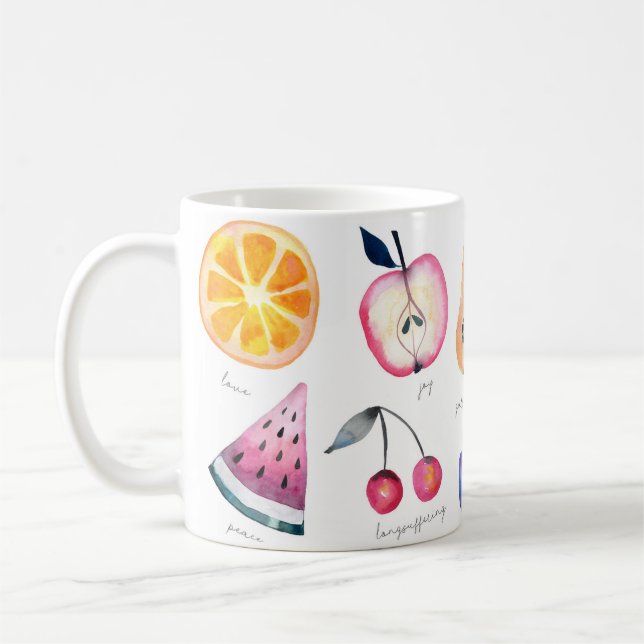 Fruits de l'esprit Mug pour les chrétiens (Gauche)