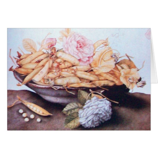 FRUITS DE SAISON, HARICOTS ET ROSE Thanksgiving (Devant horizontal)