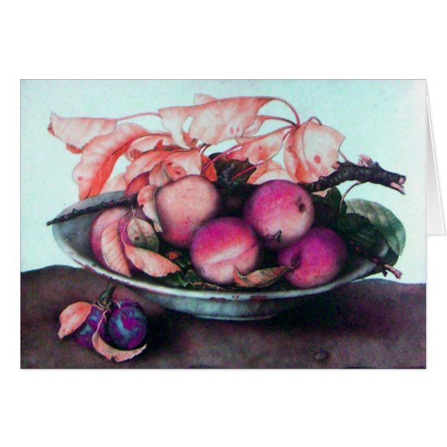 FRUITS DE SAISON /PEACHES ET PRUNES (Devant horizontal)