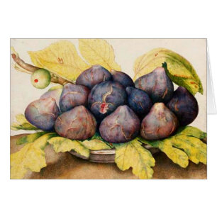 FRUITS DE SAISON / PLAQUE AUX FIGUES ET FEUILLES V