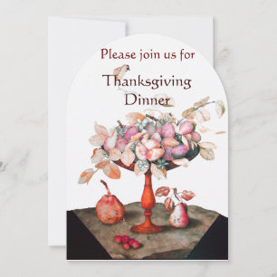 FRUITS DER SAISON 5 Erntedank Abendessen Party wei Einladung