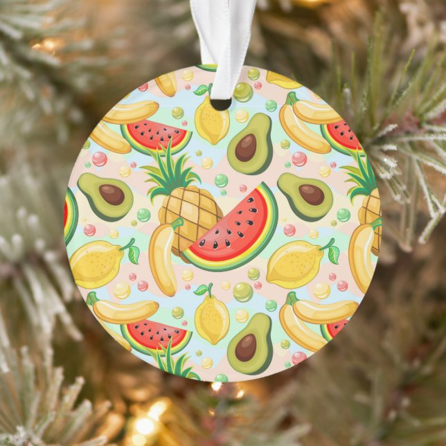 Fruits d'été frais Motif (Arbre)